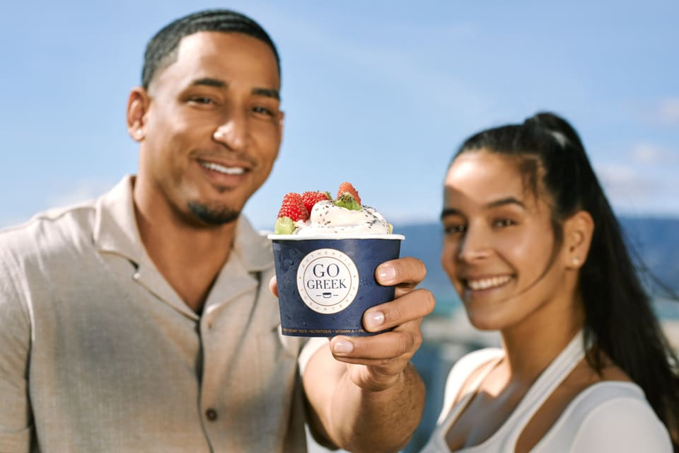 Go Greek Yogurt — design work by Peaceful Media
